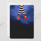 heksen avond uit halloween vrijgezellenfeest kaart (Achterkant)