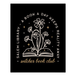 Heksen boekenclub hekserij perfect poster