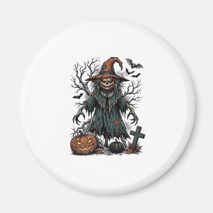 Heksen Boeman Halloween Pompoen Shirt De Magneet