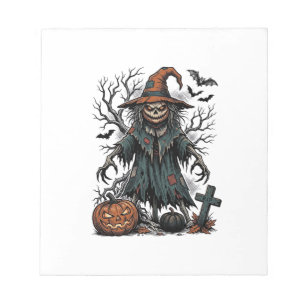 Heksen Boeman Halloween Pompoen Shirt Oud Notitieblok