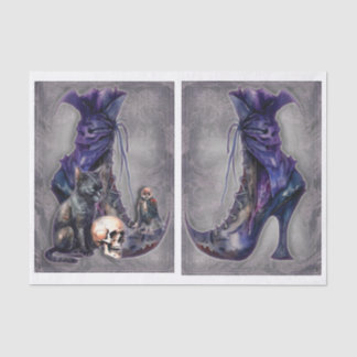 Heksen Boot met Vrienden Links en Rechts Tissuepapier