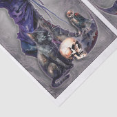 Heksen Boot met Vrienden Links en Rechts Tissuepapier (Detail)