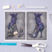 Heksen Boot met Vrienden Links en Rechts Tissuepapier (Craft)