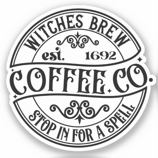 Heksen Brew Coffee Co Stickers (Voorkant)