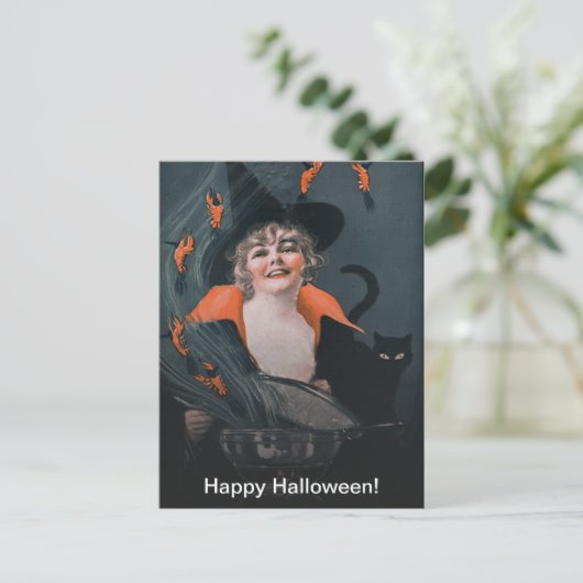  heksen Brew met obsters Briefkaart (Staand voorkant)