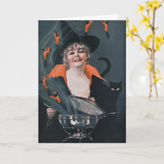 heksen Brew met obsters Kaart (Gele Bloem)