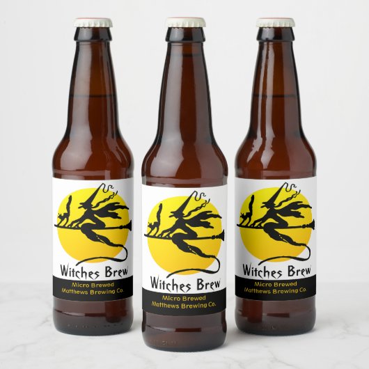 Heksen Brouwen Custom Bier Label Bier Etiket (Flessen)