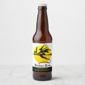 Heksen Brouwen Custom Bier Label Bier Etiket (Voorkant)