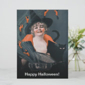 heksen brouwen kreeften kat groot Briefkaart (Staand voorkant)