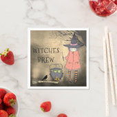 Heksen brouwen papier servet (Insitu)