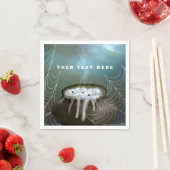 Heksen brouwen spookachtige Halloween Party Cauldr Servet (Insitu)