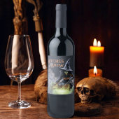 Heksen Brouwen Wicked Witch Halloween Party Wijn Etiket