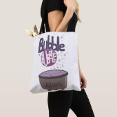 Heksen Cauldron - Bubble Hand belettering Tote Bag (Dichtbij)