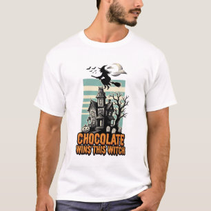 Heksen Chocolade Shirt Zoete Halloween Behandeling