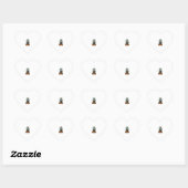 Heksen Chocolade Shirt Zoete Halloween Behandeling Hart Sticker (Vel)
