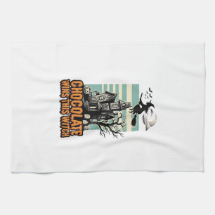 Heksen Chocolade Shirt Zoete Halloween Behandeling Theedoek