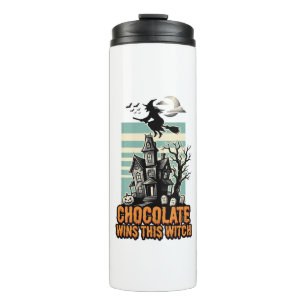 Heksen Chocolade Shirt Zoete Halloween Lekkernij O Thermosbeker
