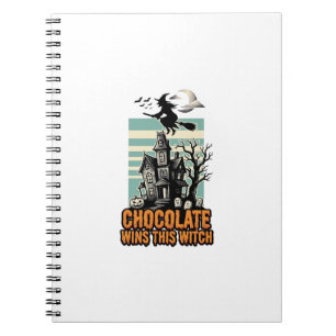 Heksen Chocolade Shirt Zoete Halloween Traktatie O Notitieboek