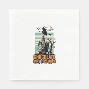 Heksen Chocolade Shirt Zoete Halloween Traktatie O Servet