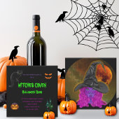 Heksen Coven Halloween Feestje Kaart