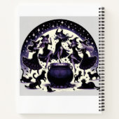 Heksen Dans: Betoverde Bos Verzamelen Notitieboek (Achterkant)