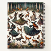 Heksen Dans: Betoverde Bos Verzamelen Notitieboek (Achterkant)