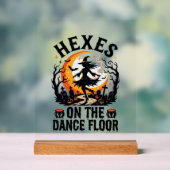 Heksen Dans Nacht Halloween Acryl Bord (Neutraal)