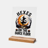 Heksen Dans Nacht Halloween Acryl Bord (Hoek)