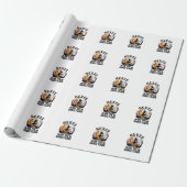 Heksen Dans Nacht Halloween Cadeaupapier (Uitgerold)