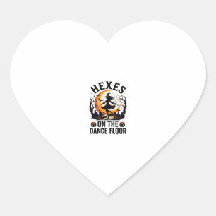 Heksen Dans Nacht Halloween Hart Sticker