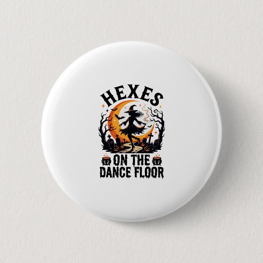 Heksen Dans Nacht Halloween Ronde Button 5,7 Cm (Voorkant)