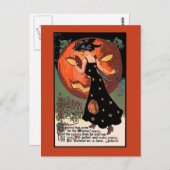 Heksen dansen Halloween Wenskaart Briefkaart (Voorkant / Achterkant)