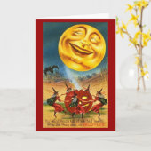 Heksen die - de Kaart van Halloween dansen (Gele Bloem)