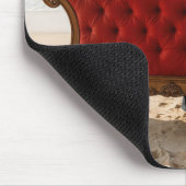 Heksen die op een bank aan zee zitten muismat (Hoek)