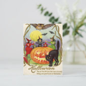 Heksen die rond de Lantaarn van O van de Hefboom Feestdagenkaart (Staand voorkant)