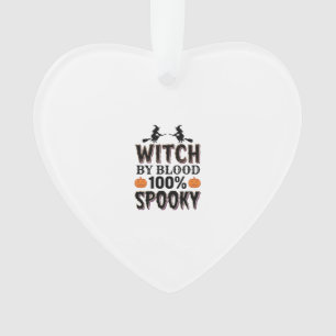 Heksen DNA-ontwerp griezelige Halloween-humor_1 Ornament