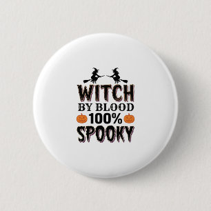 Heksen DNA-ontwerp griezelige Halloween-humor_1 Ronde Button 5,7 Cm