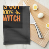 Heksen DNA-test Grappig Ontwerp voor Halloween Theedoek (Quarter Fold)