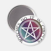 Heksen doen het in cirkels rond magneet (Voorkant / Achterkant)