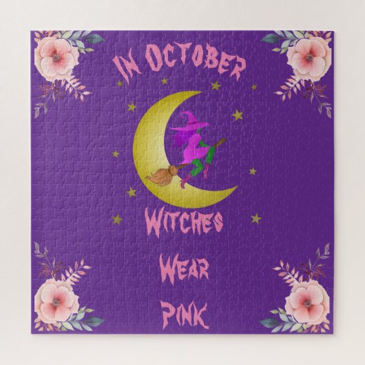 Heksen Draag Roze In Oktober Thunder_Cove Legpuzzel (Verticaal)