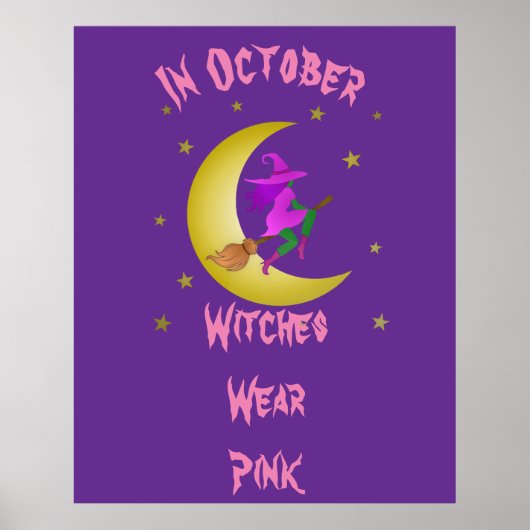 Heksen Draag Roze In Oktober Thunder_Cove Poster (Voorkant)