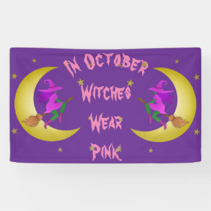 Heksen Draag Roze In Oktober Thunder_Cove Spandoek