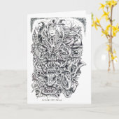 Heksen en duivels, door Brian Benson  Kaart (Gele Bloem)