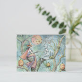 Heksen en geesten Halloween Briefkaart (Staand voorkant)