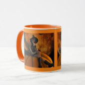 Heksen en katten op Giant Pumpkin Mok (Voorkant links)