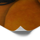 Heksen en katten op Giant Pumpkin Poster (Hoek)