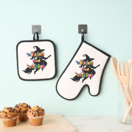 HEKSEN EN KWELLEN voor de Plus Size Pagan Ovenwant & Pannenlap Set