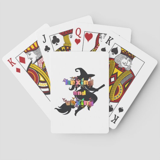HEKSEN EN KWELLEN voor de Plus Size Pagan Pokerkaarten (Achterkant)