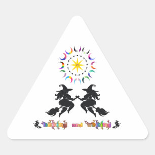 HEKsen EN KWELlen voor het plus size heksenschort Sticker