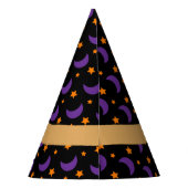 Heksen en tovenaars sterren en maan feesthoedjes (Achterkant)